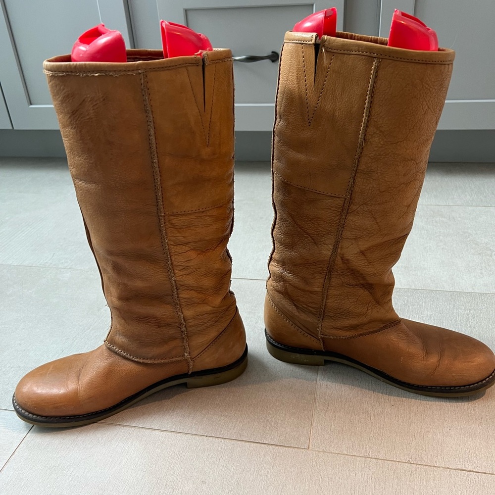 🍂 Vintage style leather boots 🍁 - Picture 3 of 7